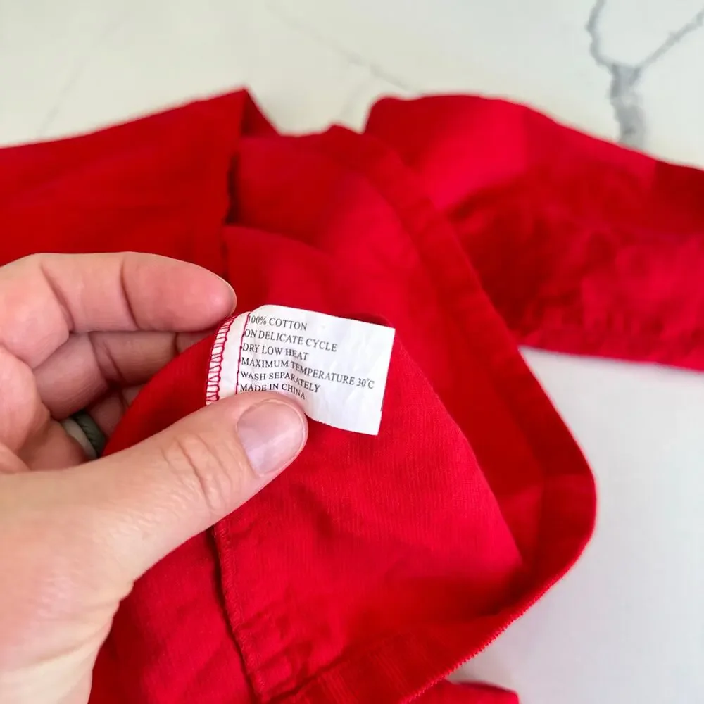 Smock Dot Kids Corduroy top Christmas holiday
